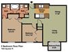 2 Bedroom + 1.5 Bath